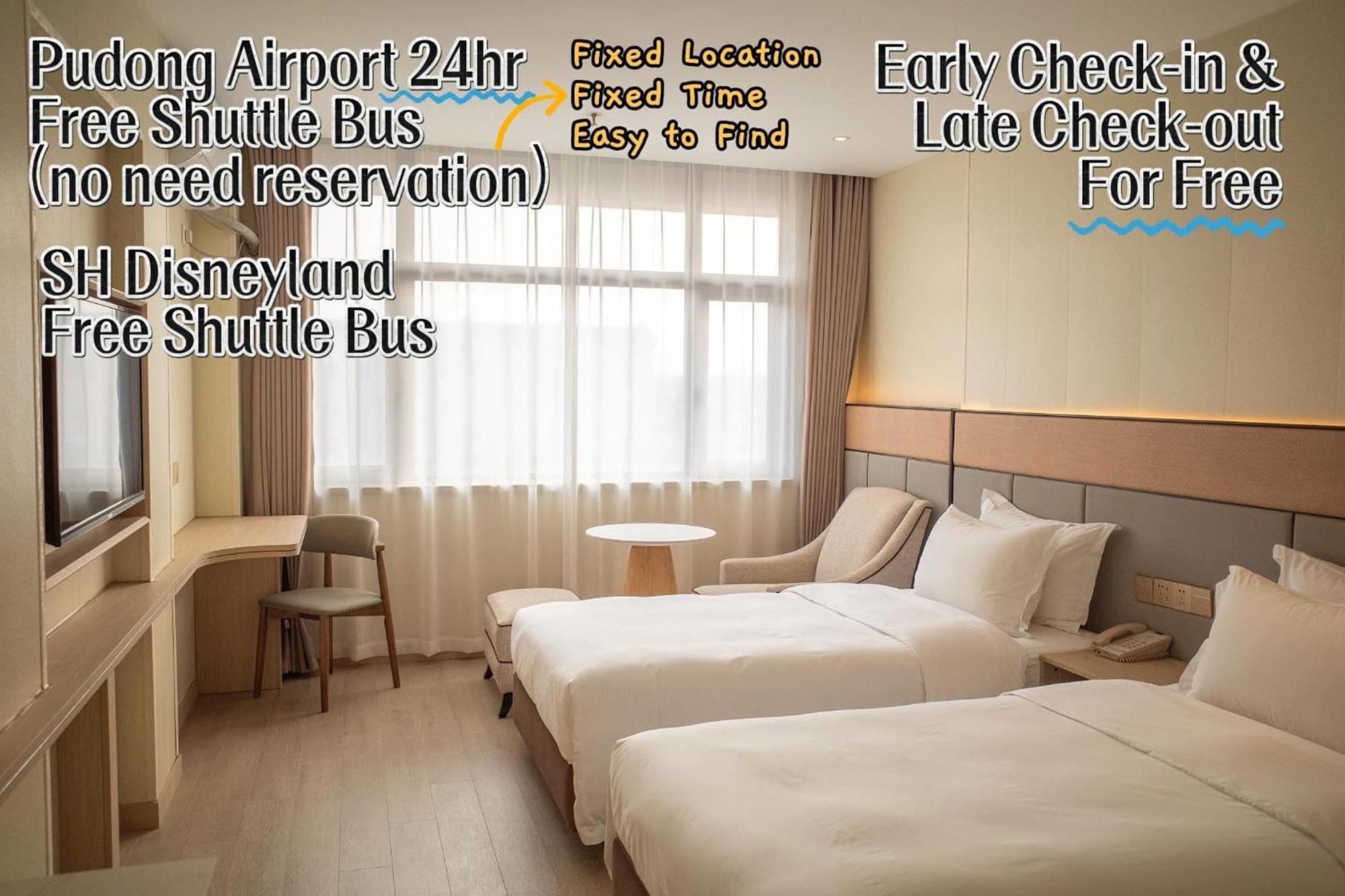 Shanghai Joyful Star Hotel-Free Shuttle Bus To Pudong Airport And Disneyland Exterior photo